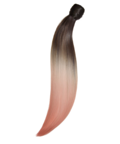 Balmain Catwalk Ponytail Memory®Hair 55 cm Dip Dye 1 Soft Pink prisegama uodega