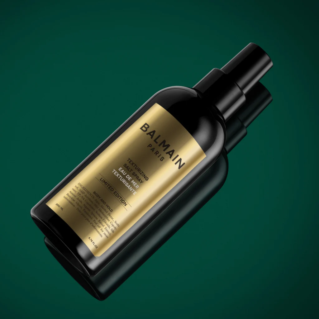 BALMAIN HAIR jūros druskos purškiklis / LE Texturizing Salt Spray 200ml Gold & Black - Image 3
