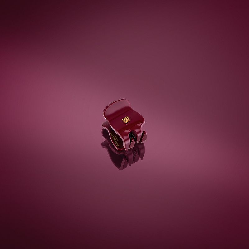 BALMAIN HAIR segtukas plaukams Velvet Burgundy XS / Pince à Cheveux Velvet Burgundy XS - Image 2