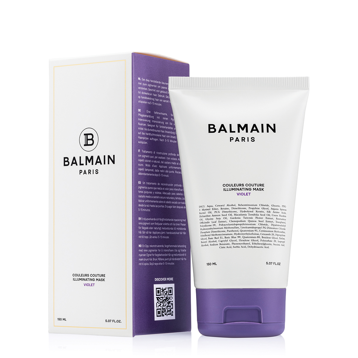 BALMAIN HAIR tonuojanti  plaukų kaukė Violet 150ml / Illuminating Violet Hair Mask 150ml