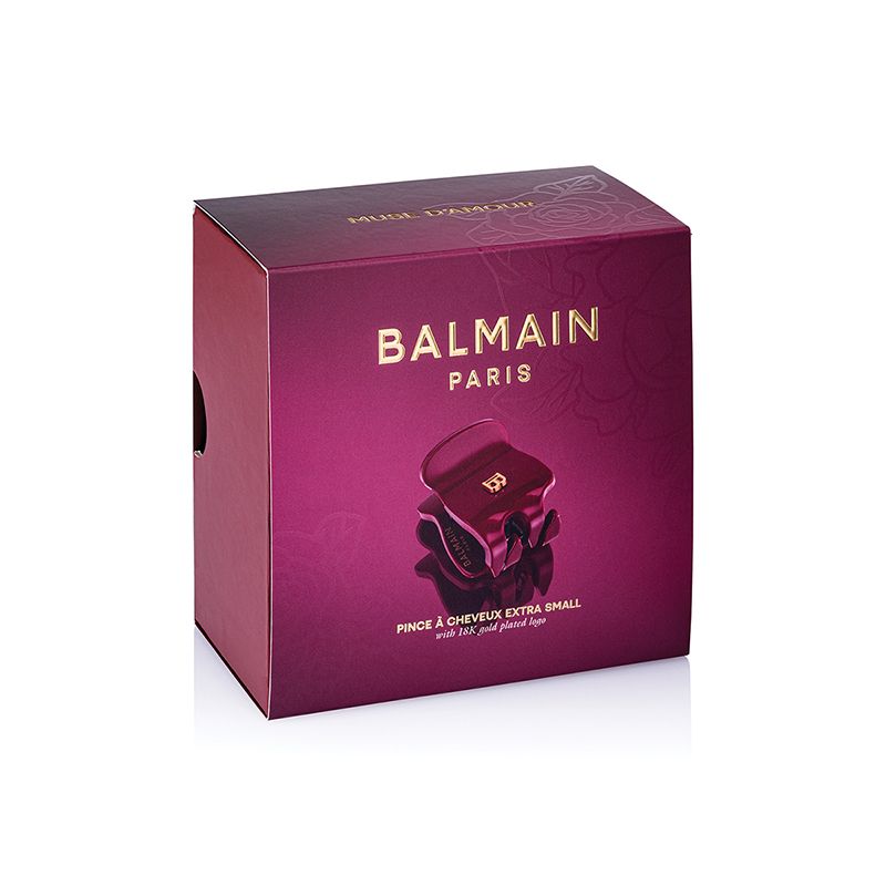 BALMAIN HAIR segtukas plaukams Velvet Burgundy XS / Pince à Cheveux Velvet Burgundy XS - Image 5