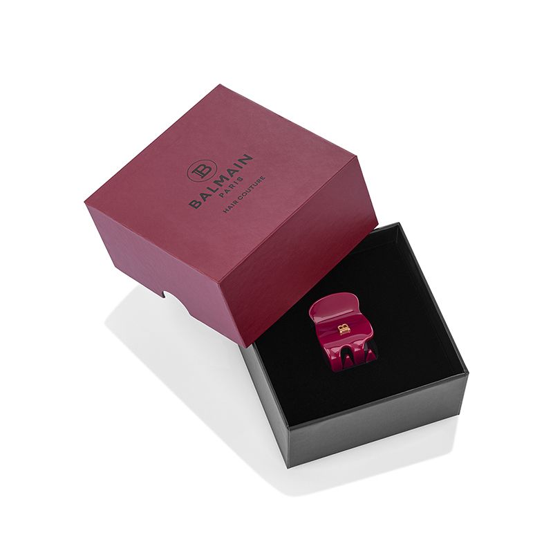 BALMAIN HAIR segtukas plaukams Velvet Burgundy XS / Pince à Cheveux Velvet Burgundy XS - Image 4
