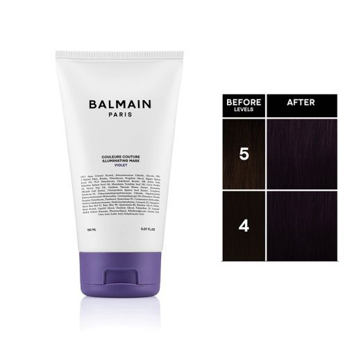 BALMAIN HAIR tonuojanti  plaukų kaukė Violet 150ml / Illuminating Violet Hair Mask 150ml - Image 2