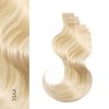 BALMAIN HAIR nematomos juostelės plaukų priauginimui / Easy Invisible Tape Extensions, Human Hair (40/55cm) - Image 2