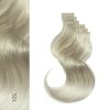 BALMAIN HAIR nematomos juostelės plaukų priauginimui / Easy Invisible Tape Extensions, Human Hair (40/55cm) - Image 6
