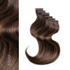 BALMAIN HAIR nematomos juostelės plaukų priauginimui / Easy Invisible Tape Extensions, Human Hair (40/55cm) - Image 8