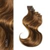 BALMAIN HAIR nematomos juostelės plaukų priauginimui / Easy Invisible Tape Extensions, Human Hair (40/55cm) - Image 10