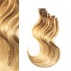 BALMAIN HAIR nematomos juostelės plaukų priauginimui / Easy Invisible Tape Extensions, Human Hair (40/55cm) - Image 18