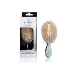 BALMAIN HAIR mini sidabrinis plaukų šepetys / Silver Spa Brush mini