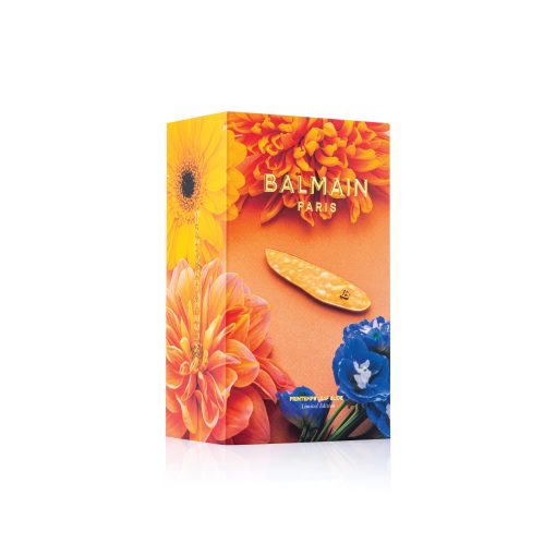 BALMAIN HAIR auksinės spalvos plaukų segtukas M dydis / PRINTEMPS GOLDEN LEAF SLIDE - Image 3