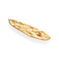 BALMAIN HAIR auksinės spalvos plaukų segtukas M dydis / PRINTEMPS GOLDEN LEAF SLIDE