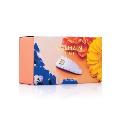 BALMAIN HAI rodinė plaukų segtukas baltas / Printemps Leather Snap Hair Clip White - Image 2