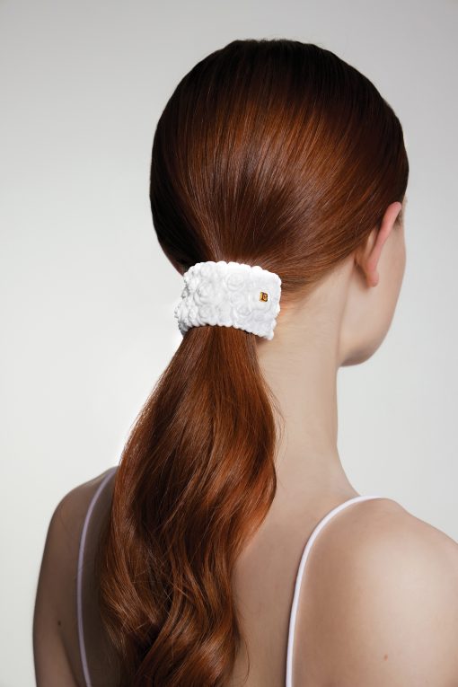 BALMAIN HAIR 3D gėlių formos plaukų segtukas / 3D FLORAL PONYTAIL CLIP - Image 4