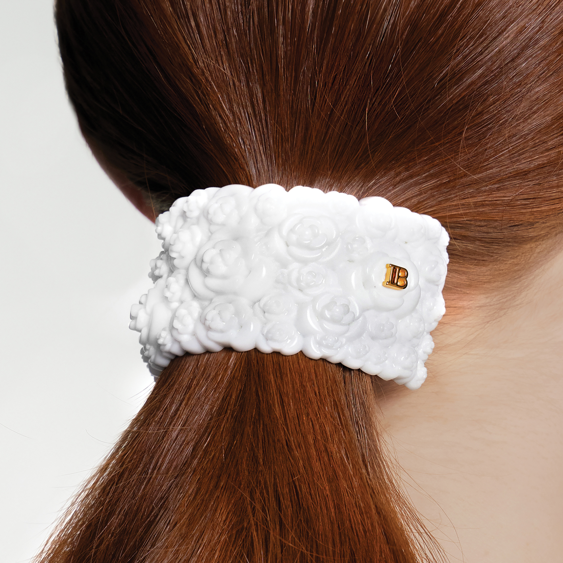 BALMAIN HAIR 3D gėlių formos plaukų segtukas / 3D FLORAL PONYTAIL CLIP - Image 3
