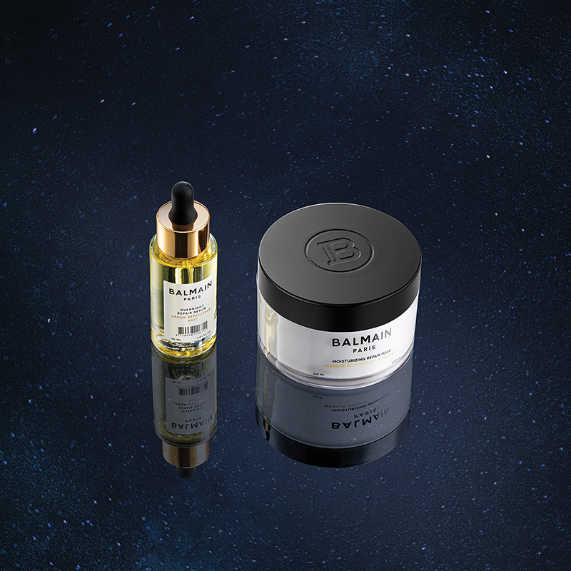 BALMAIN HAIR Limited Edition Muse de la Fête Overnight Repair  rinkinys