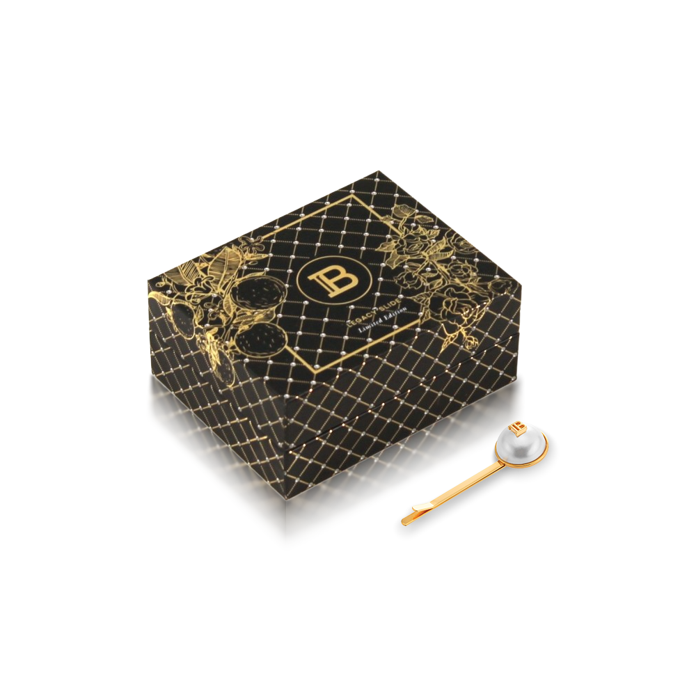 KAMPANIJA – BALMAIN HAIR Anniversary Gold & Pearl Hair Clip