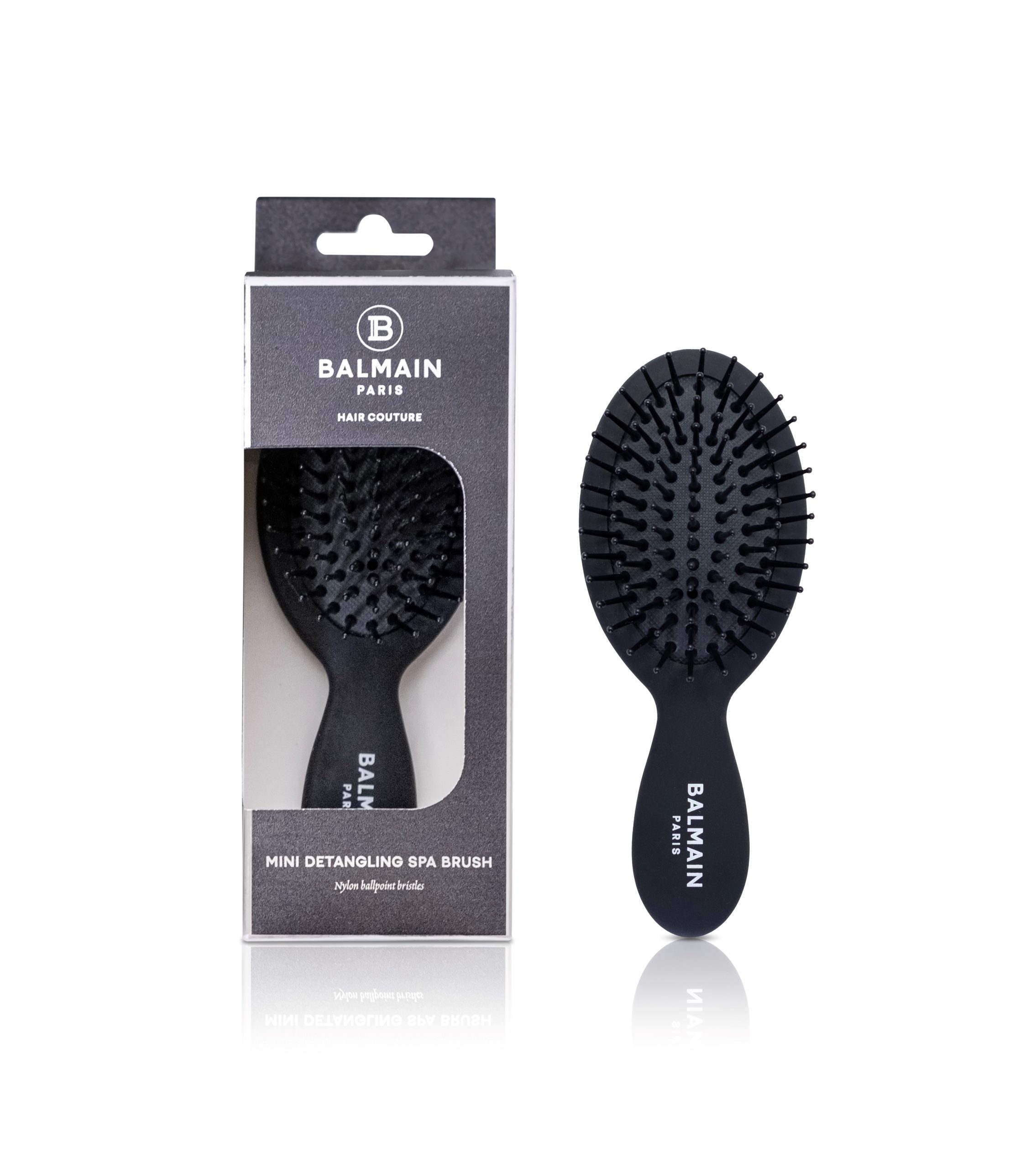 BALMAIN HAIR Antivelianti plaukų šukė mini juoda / Detangling Brush Black