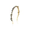 BALMAIN HAIR Locks of Legacy plaukų lankelis / Midnight Black Legacy Headband