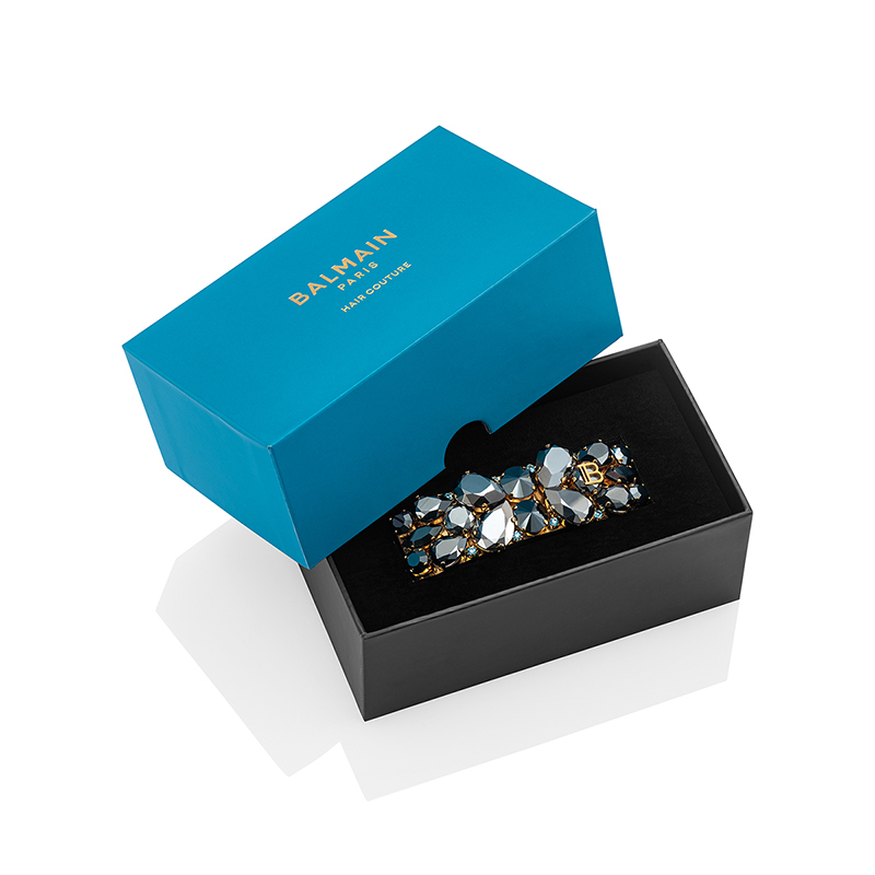 BALMAIN HAIR Locks of Legacy Midnight Black Legacy Crown Barrette plaukų segtukas - Image 2