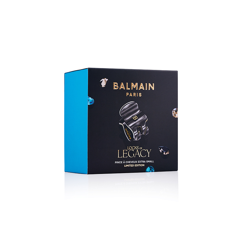 BALMAIN HAIR Locks of Legacy plaukų segtukas XS / Pince à Cheveux Midnight Black XS - Image 3