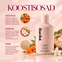 Alternative view of BARDOT BEAUTY Apimties ir purumo suteikiantis šampūnas 240 ml